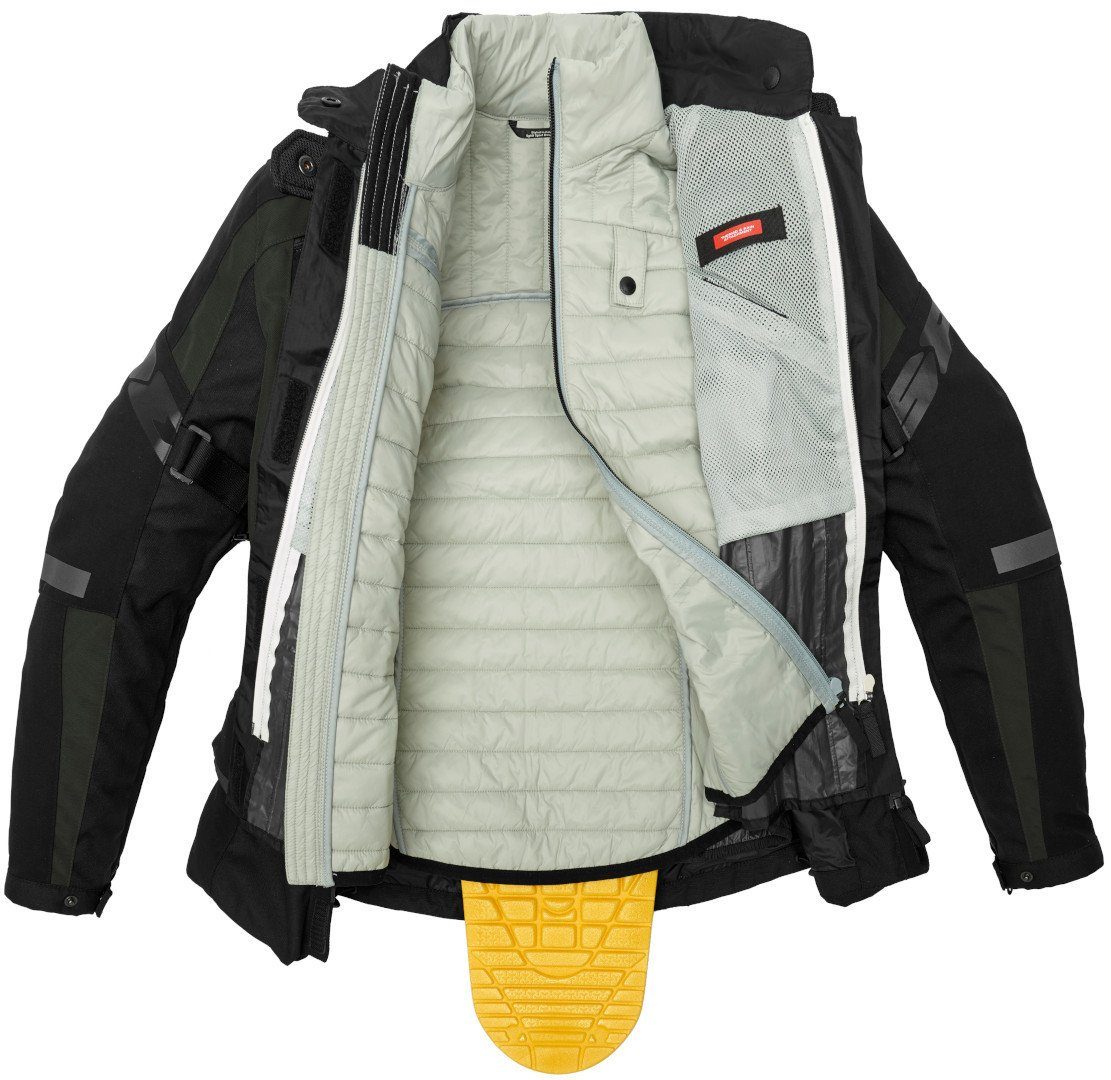 SpiDi Motorradjacke 4 Season Evo H2Out Damen Motorrad Textiljacke herausnehmbares Innenfutter,herausnehmbare Membrane,wasserdicht