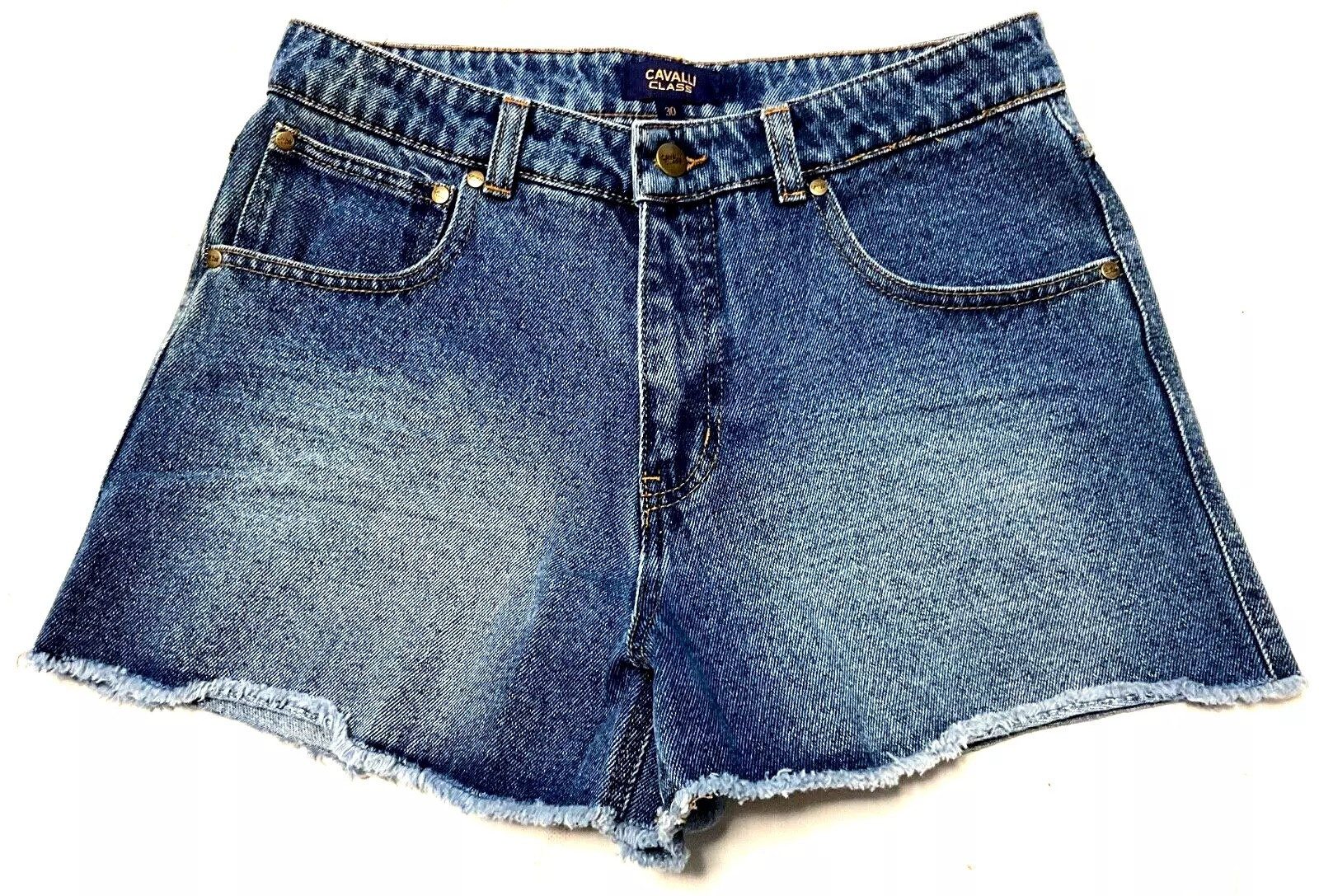 Cavalli Class Джинсыshorts Cavalli Class Damen Shorts, Cavalli Class High Rise Джинсы Shorts High Waist
