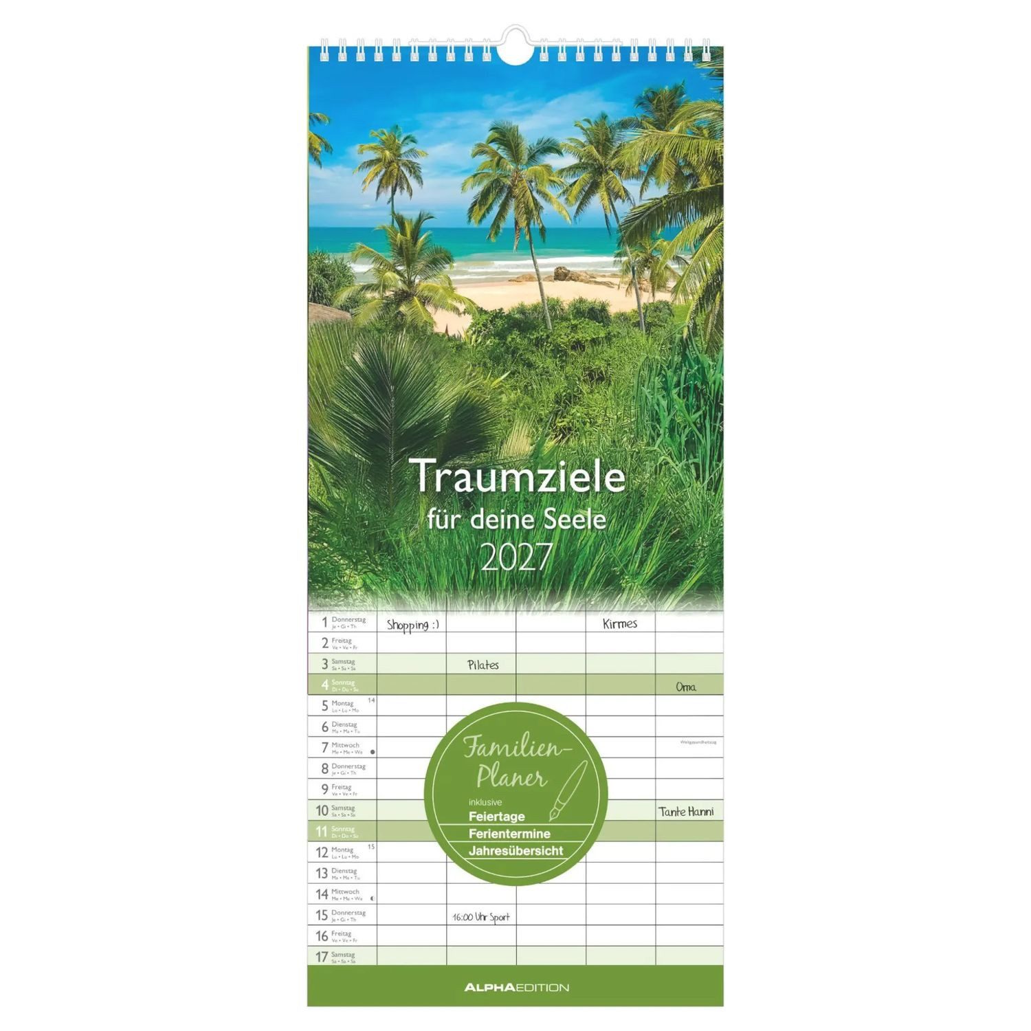 NEUMANN Wandkalender Traumziele für deine Seele 2027