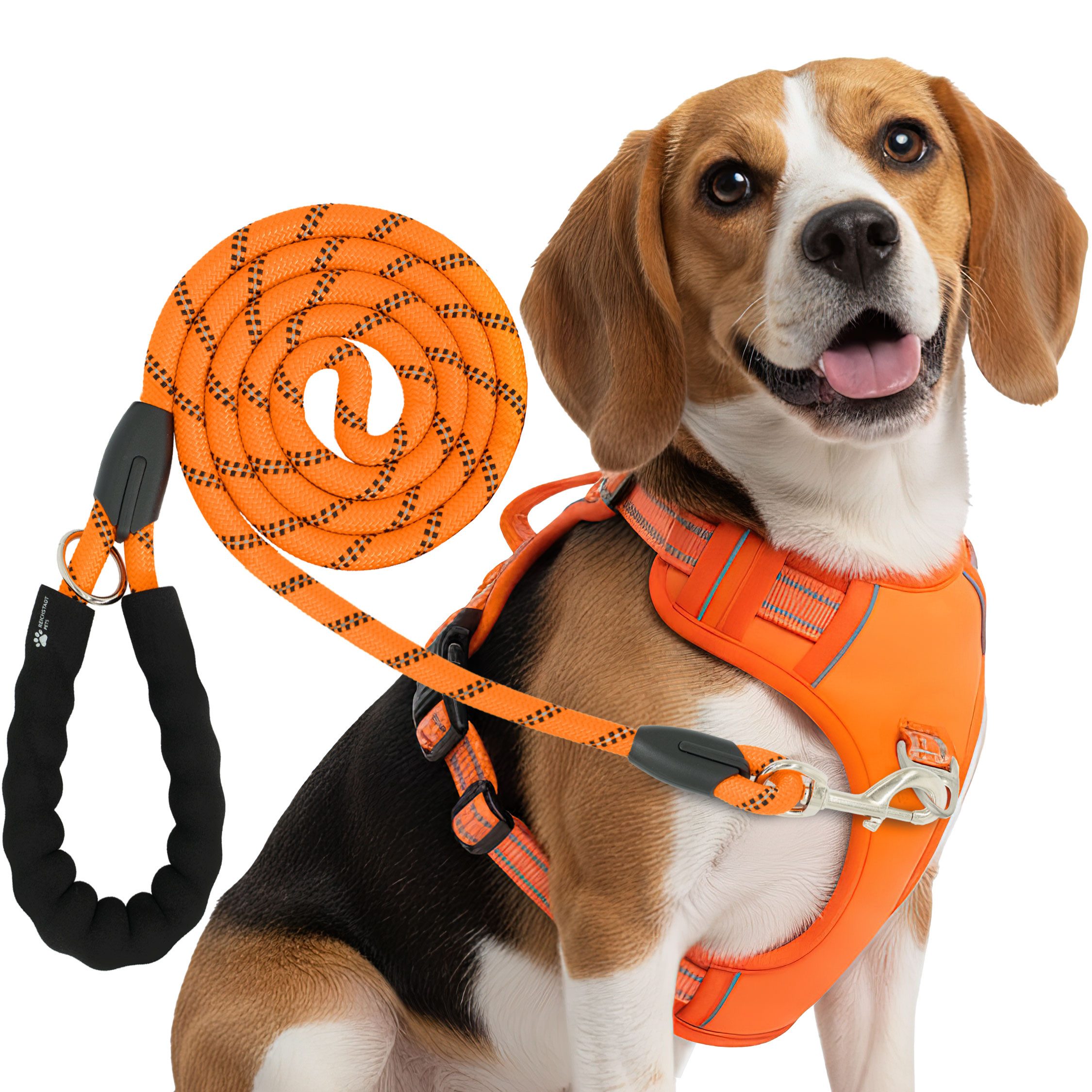 Reichstadt Hunde-Geschirr RS Pets Hundegeschirr & Leinen Set 25RSP083-4, Polyester, atmungsaktives Netzgewebe und robuster Oxford-Stoff