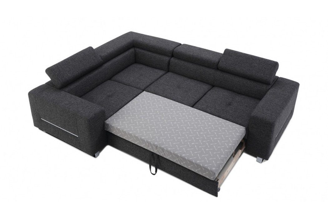 Couch JVmoebel Ecksofa Design Europe Ecksofa Polster Textil, L-Form in Madew Modern Sofa