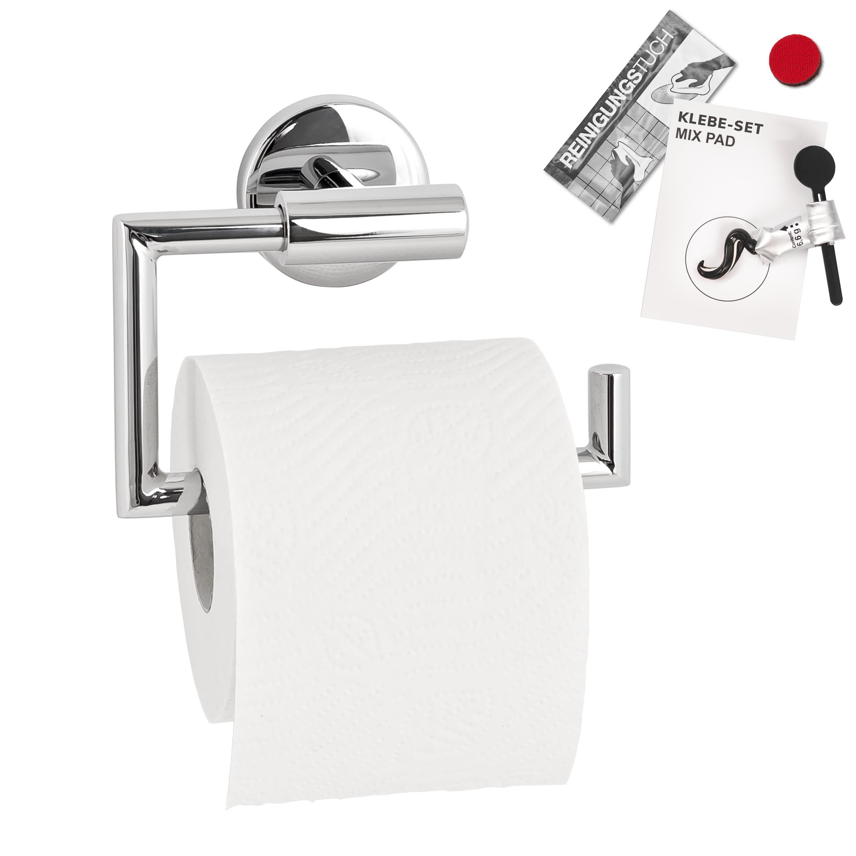bremermann Toilettenpapierhalter bremermann Bad-Serie LUCENTE - inkl. Klebeset, verchromt