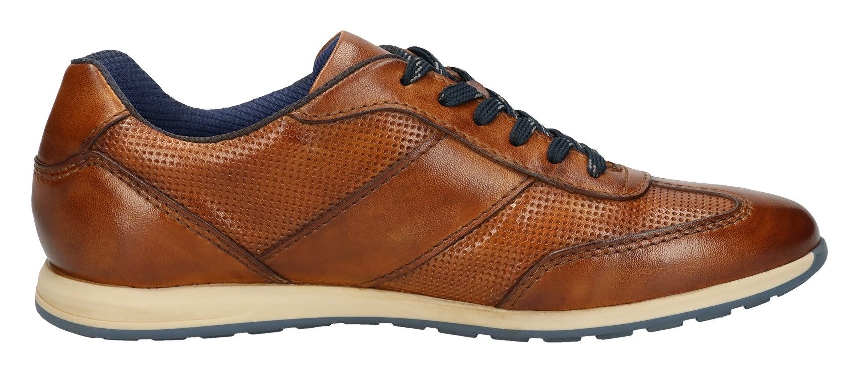 bugatti Sneaker, Businessschuh, Halbschuh, Schnürschuh mit Kontrast-Streifen