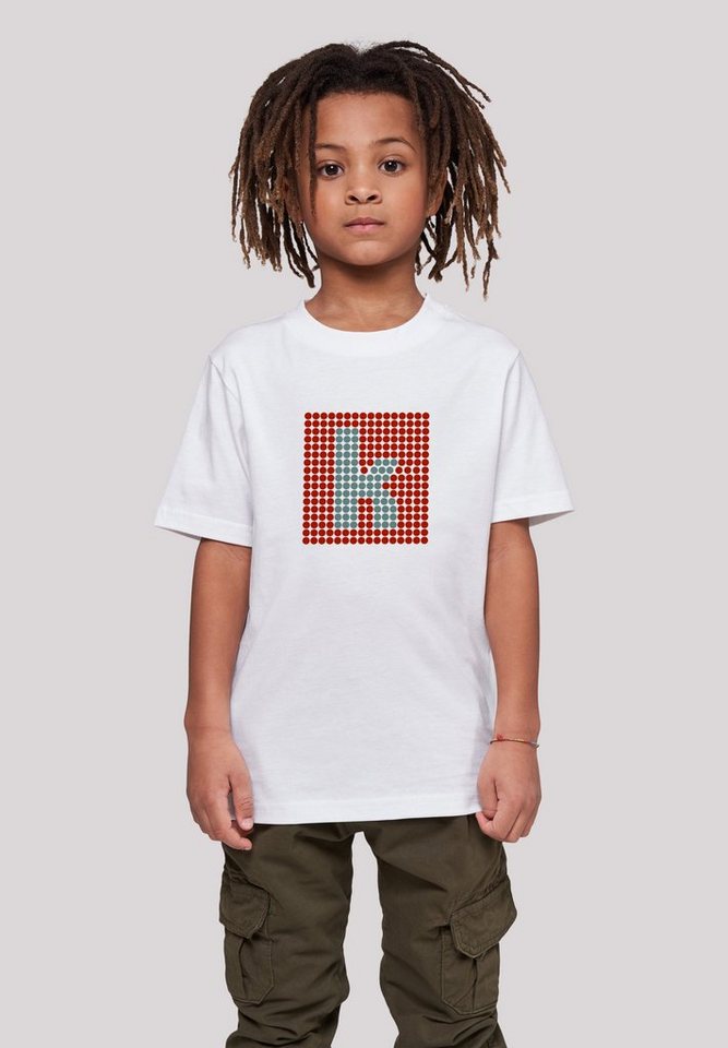 F4NT4STIC T-Shirt The Killers Rock Band K Glow Black Print, Das Model ist  145 cm groß und trägt Größe 145/152