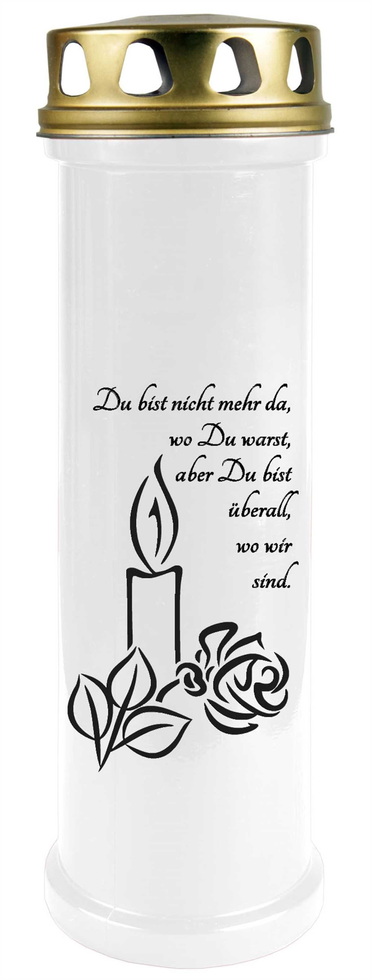HS Candle Grabkerze, Grabkerze Brenndauer 170 günstig online kaufen