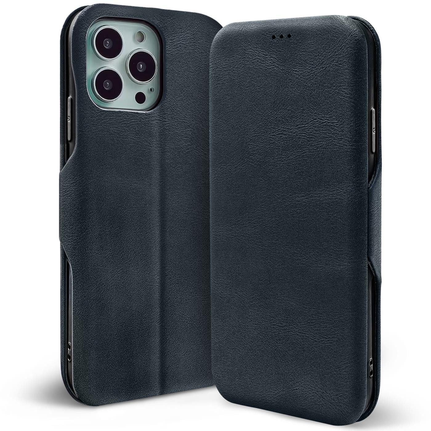 CoolGadget Handyhülle Business Premium Hülle Für iPhone 16 Pro Max 6,9 Zoll, Handy Tasche mit Kartenfach für Apple iPhone 16 Pro Max Schutzhülle