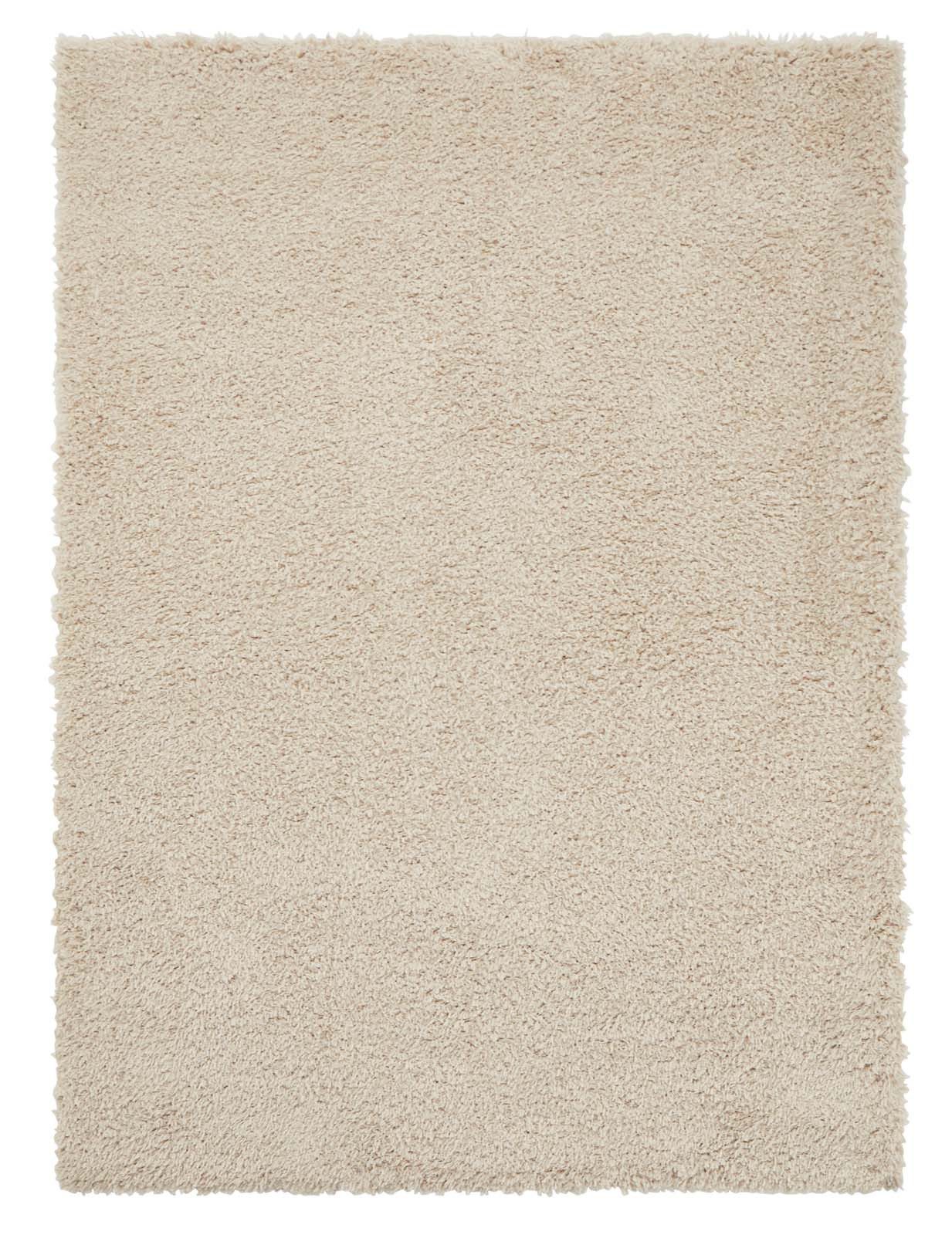 TaCa Home Flokati-Teppich Flokati Langflorteppich Shaggy Beige – Hochflor 52 mm, rechteckig, Höhe: 52 mm, Wohnzimmer Schlafzimmer Esszimmer, beige - 280 x 380 cm