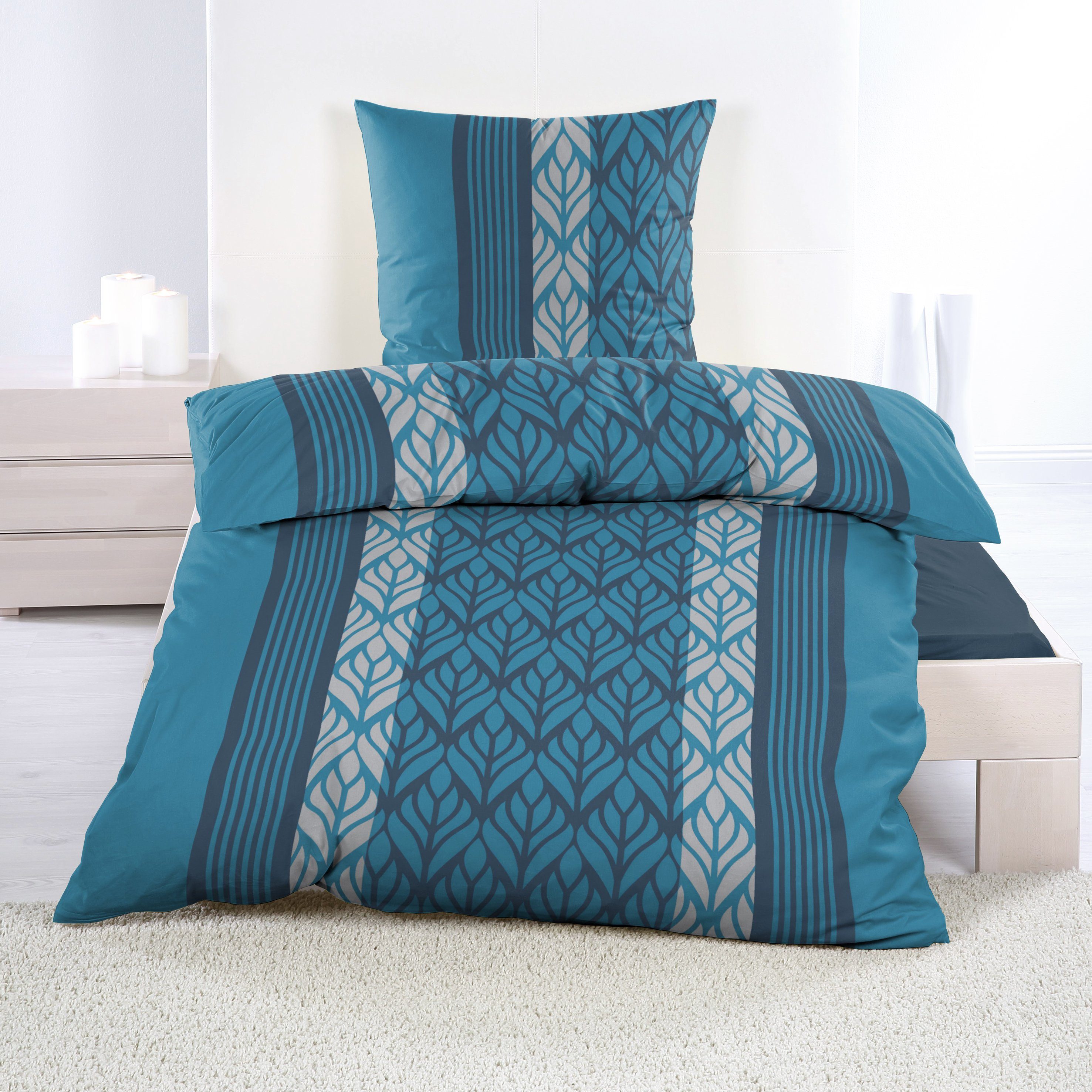 Casa Colori Bettwäsche Renforce Ganzjahres Bettgarnitur günstig online kaufen