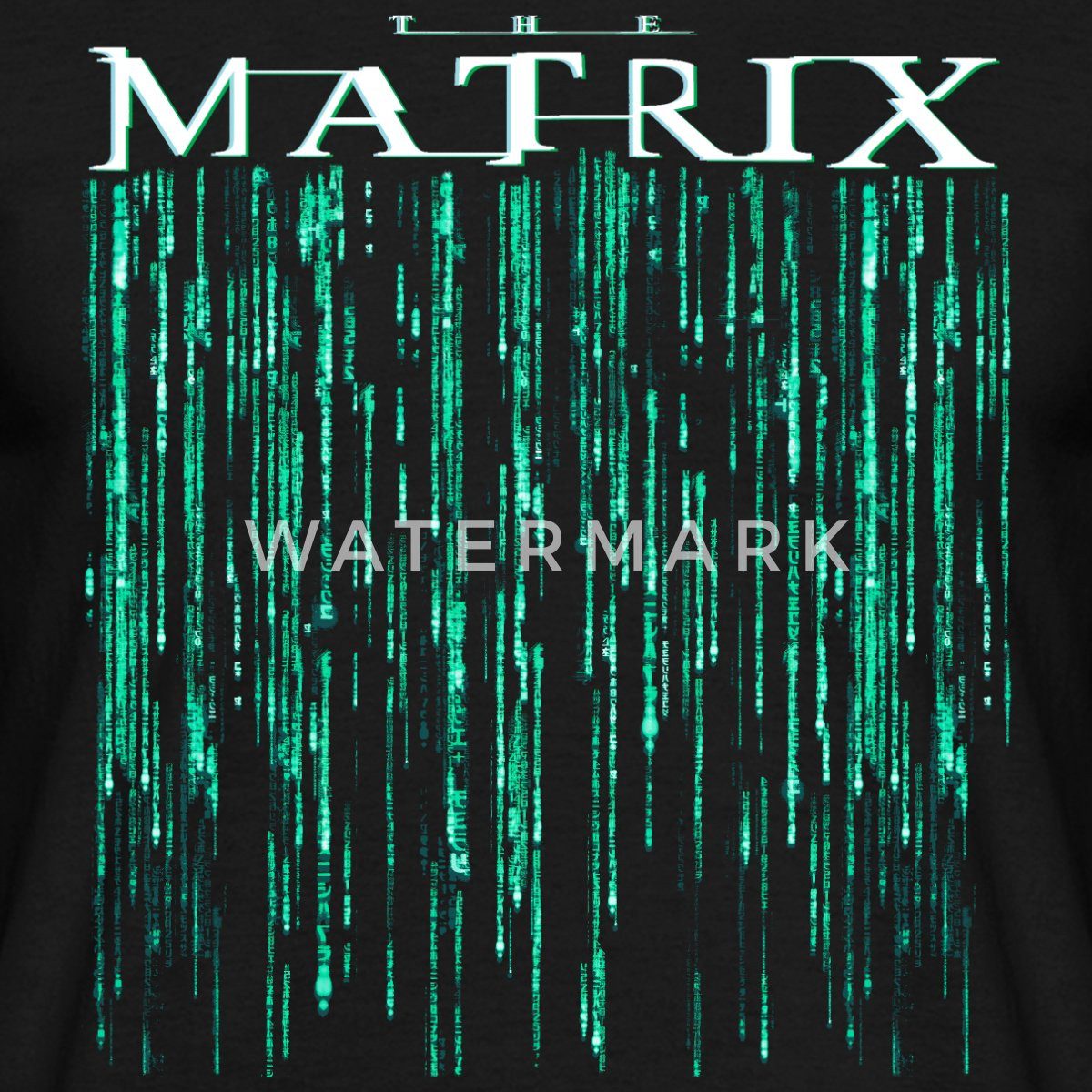 Spreadshirt T-Shirt The Matrix Film Code Logo Männer T-Shirt (1-tlg)