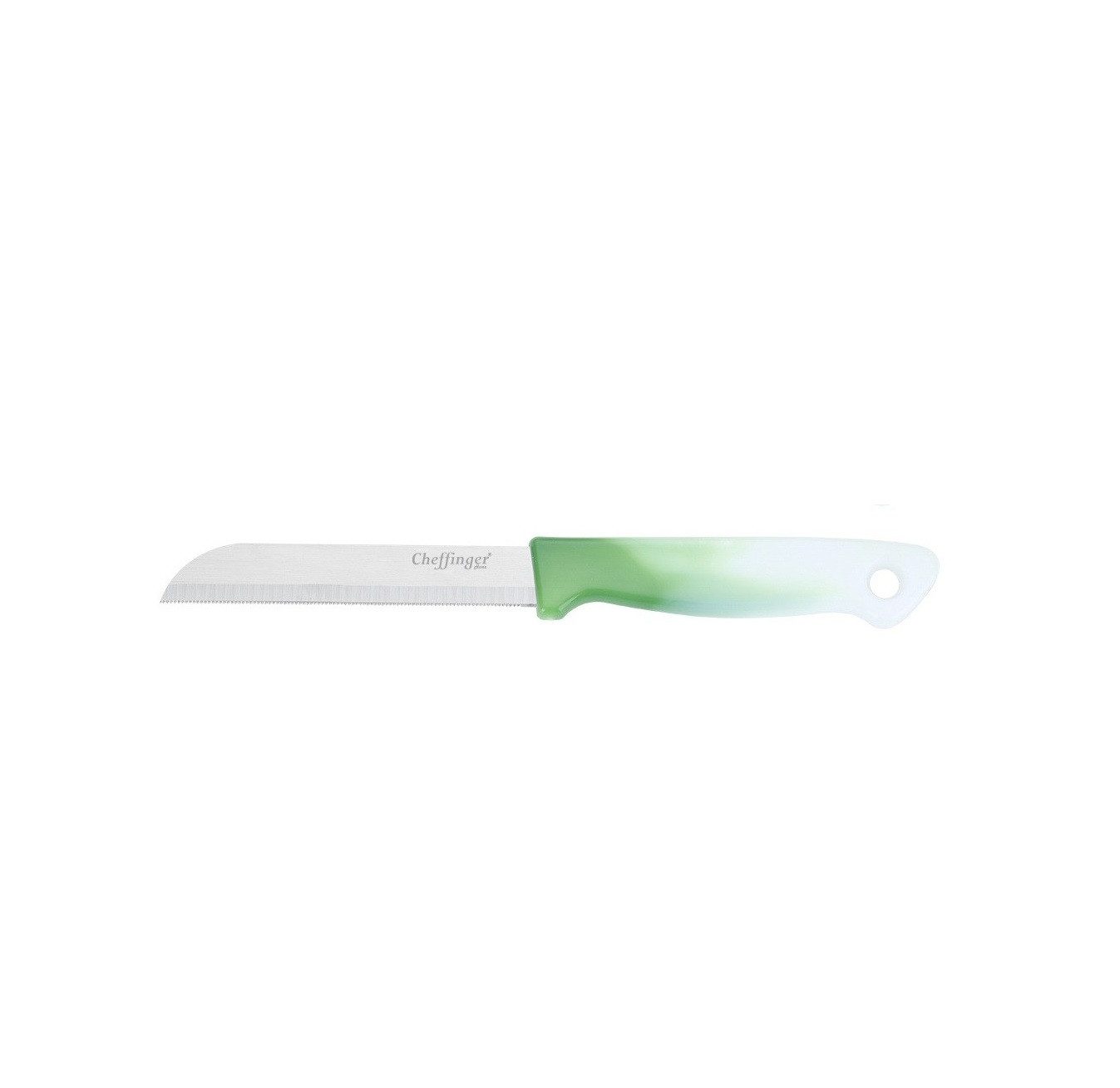Cheffinger Universalküchenmesser 18 cm mit ergonomischem Griff - vielseitig & pflegeleicht, Dunkelgrün, ergonomisch geformt
