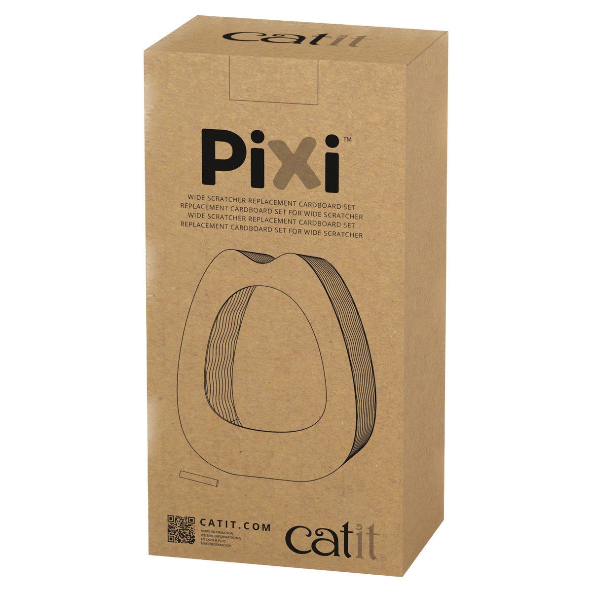 Catit Kratzbrett Pixi Ersatzkratzpappe für Scratcher (weit)