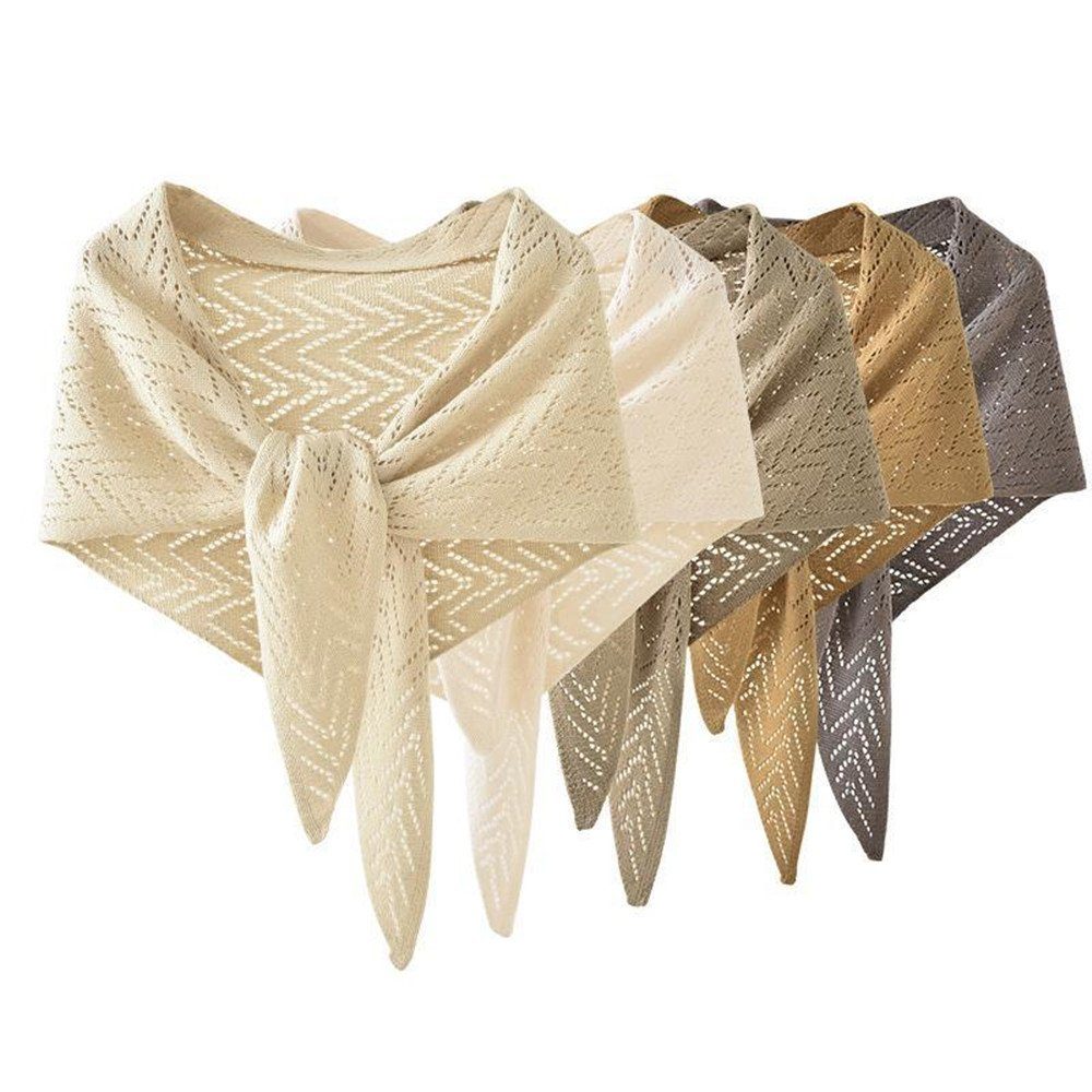 XDeer Wollschal Damen Schal/Dreieckstuch,Schal Poncho mit Fransen, Schal mi günstig online kaufen