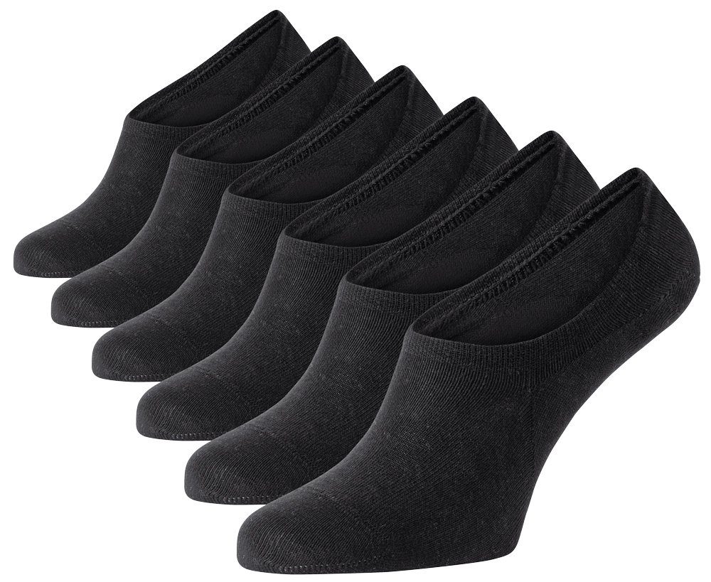 Nordcap Sneakersocken (Packung, 6er-Pack) unsichtbar in jedem Schuh, atmungsaktiv und feuchtigkeitsregulierend