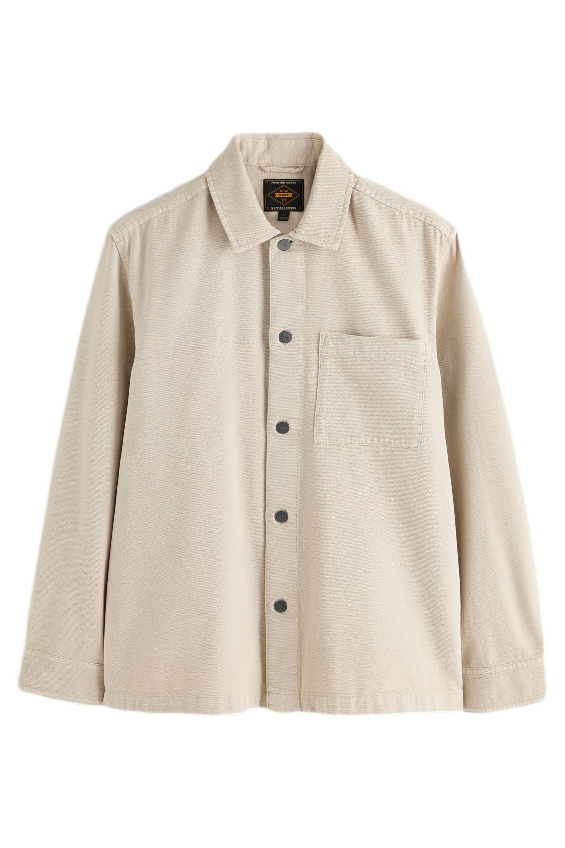 Next Hemdjacke Canvas-Hemdjacke mit Taschen (1-St)