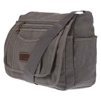 Christian Wippermann Umhängetasche Große XL Herren Damen Tasche Umhängetasche Canvas Bag, Messenger