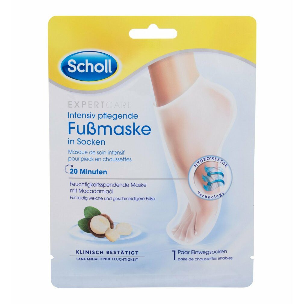 Dr. Scholl Fußcreme Expert Care PediMask Macadamia Oil Pflegende Fußmaske