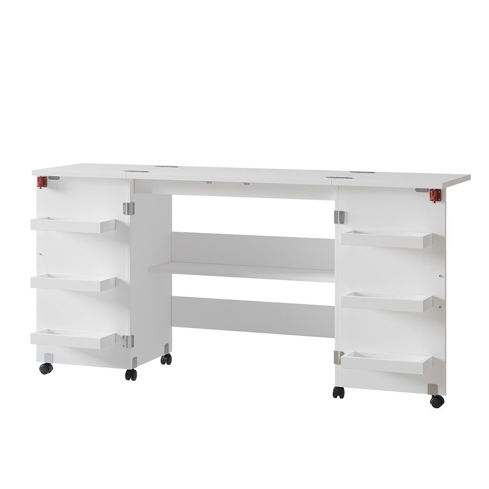 Vicco Schreibtisch Carmen, Weiß, 160 x günstig online kaufen