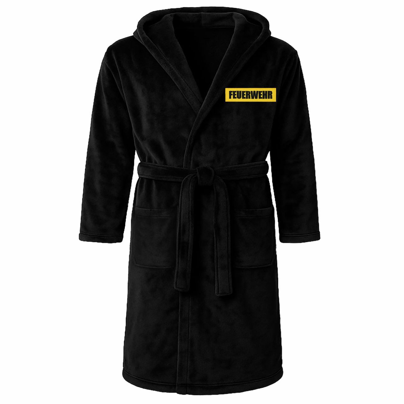 deinshirt Bademantel Feuerwehr Einsatzkräfte, lange Länge, 100% Polyester, günstig online kaufen