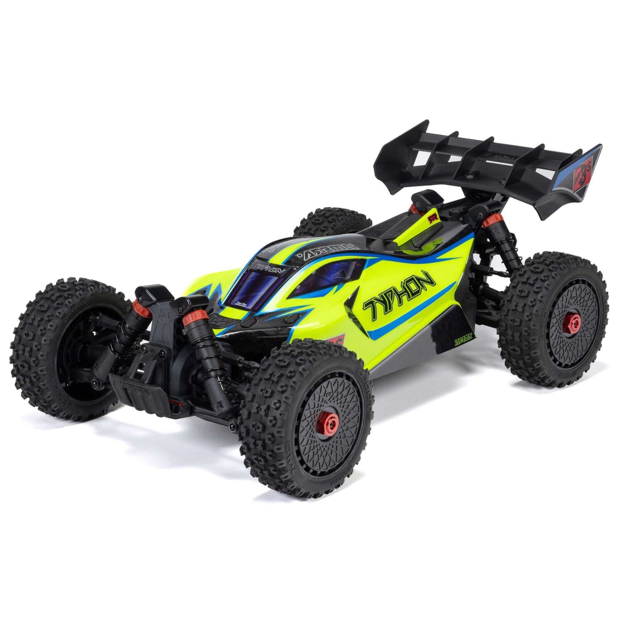 RC-Buggy Arrma RC Buggy TYPHON 4X4 223S BLX Brushless DSC 1:8 RTR Gelb