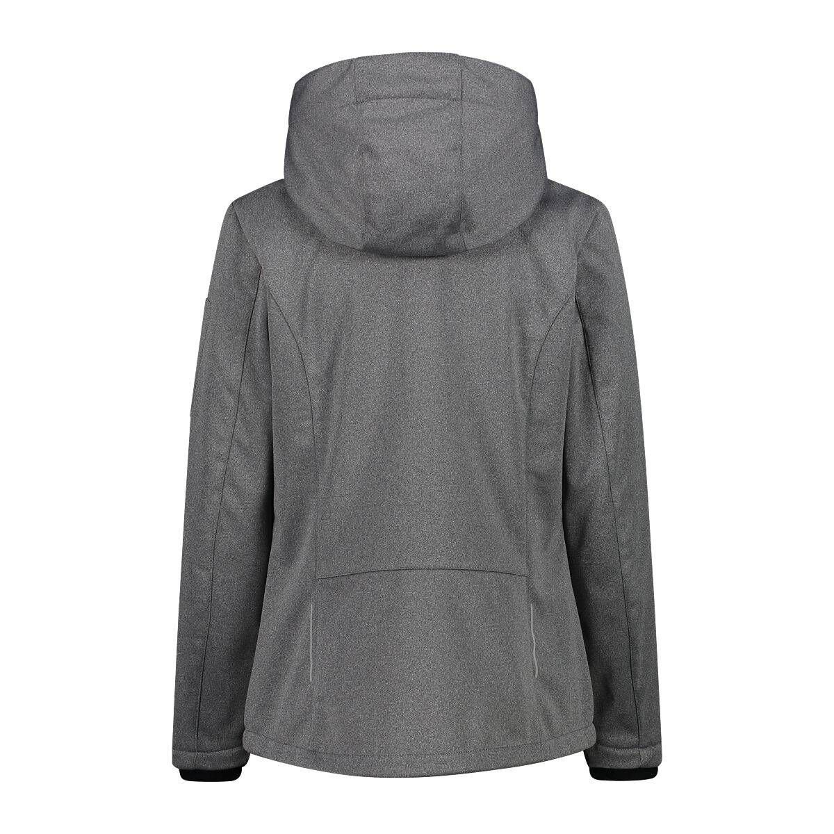 (203) CMP Jacket Damen Outdoorjacke nearly Zip (1-St) Softshelljacke black Hood" "Woman