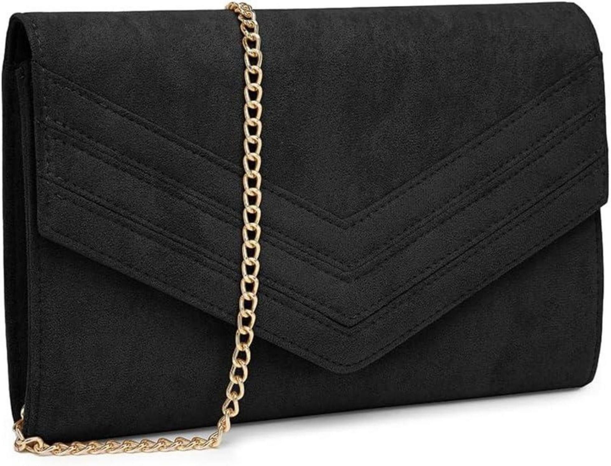 Abendtasche Damen Clutch Elegant Umschlagtasche Abendtasche mit Kette