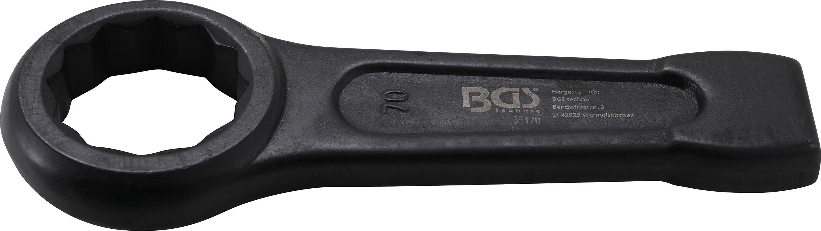 BGS technic mm 70 Ringschlüssel SW Schlag-Ringschlüssel