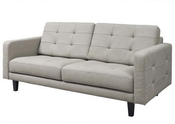 Massivmoebel24 Sofa Sofa 182x88x87 taupe TIRANA #121