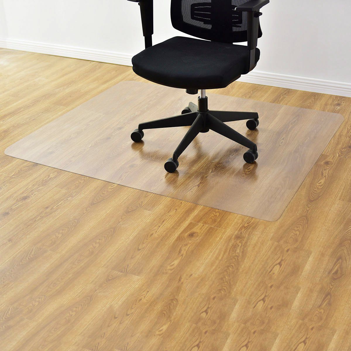 COSTWAY Bodenschutzmatte, für Laminat, Parkett, 120x150cm, transparent
