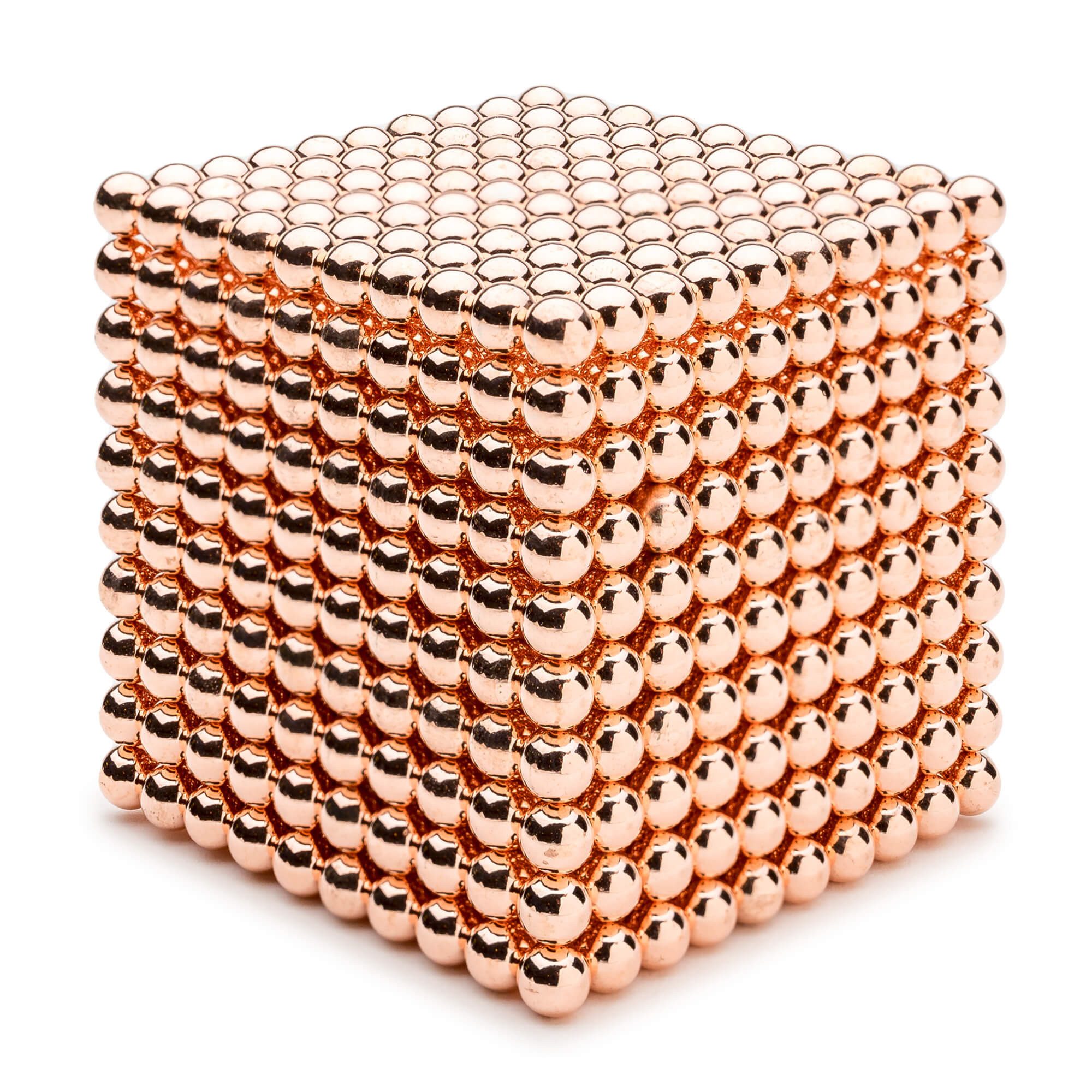 FurniSafe FurniSafe Neocube 5 mm Magnetkugeln Rosegold Set 1.000 Kugeln Magnetspielbausteine