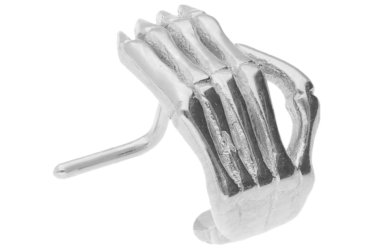 Nasenpiercing Chirurgenstahl Nasenstecker SKELETT HAND