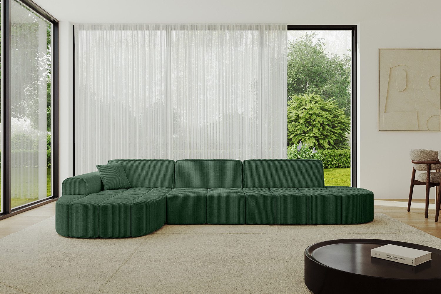 ALTDECOR Ecksofa Livo-L2, Sofa Praktische Bequeme Funktionsecke Couch L-Form Eckcouch, Corner Sofa L-Form Vielseitige Sofa Wohnlandschaft Wohnzimmer