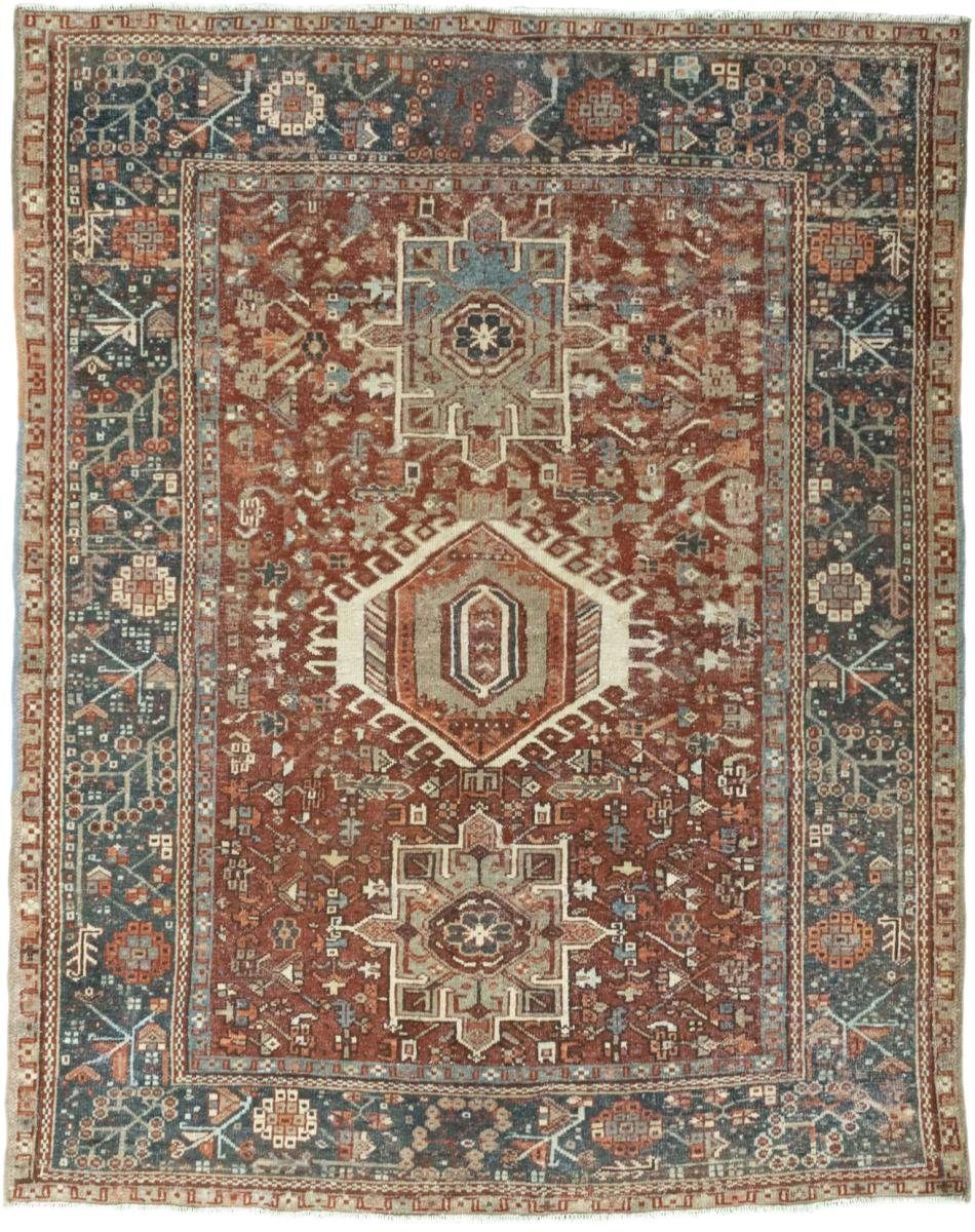 Orientteppich Gharadje Antik 145x185 Handgeknüpfter Orientteppich / Perserteppich, Nain Trading, rechteckig, Höhe: 5 mm