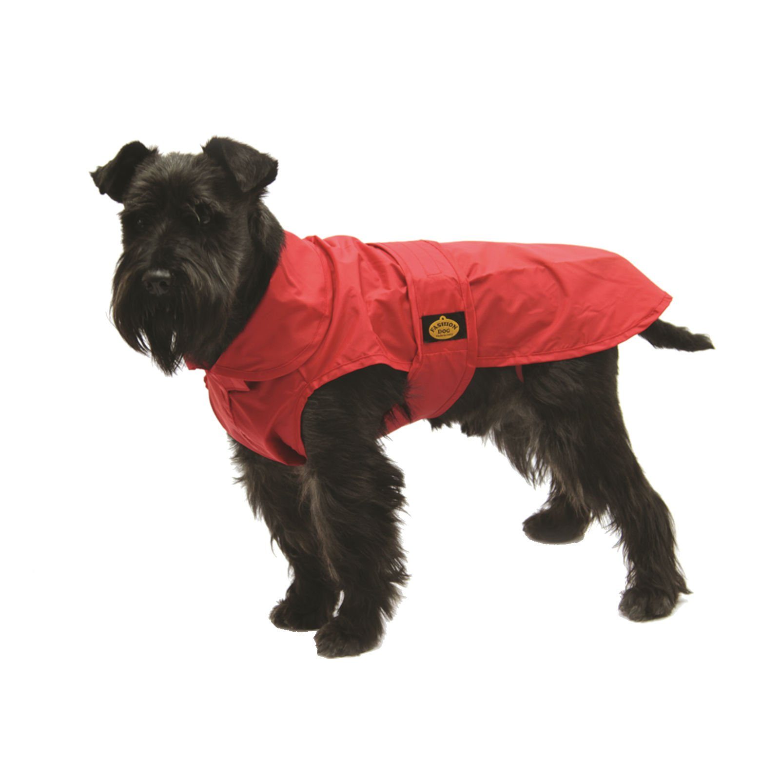 Fashion Dog Hunderegenmantel Regenmantel für Hunde – Rot