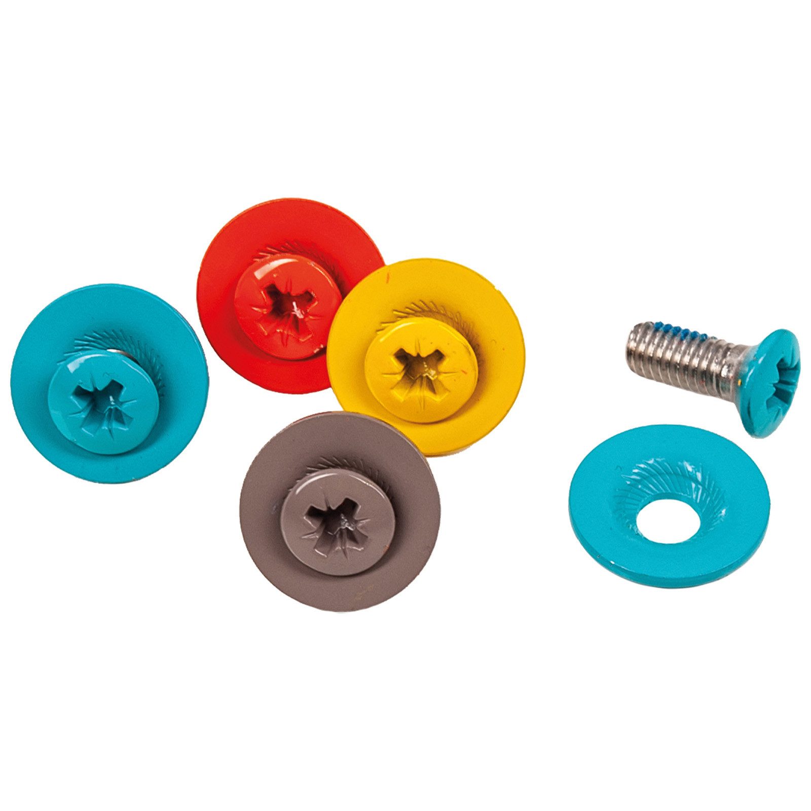 F2 Snowboard F2 Snowboard Zubehör Screw Set - 16-teilig Schrauben Set Bunt 2024