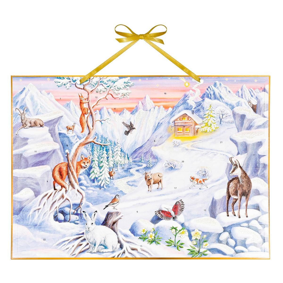 St. Benno Verlag Adventskalender Adventskalender »Unsere Tiere in den Alpen«