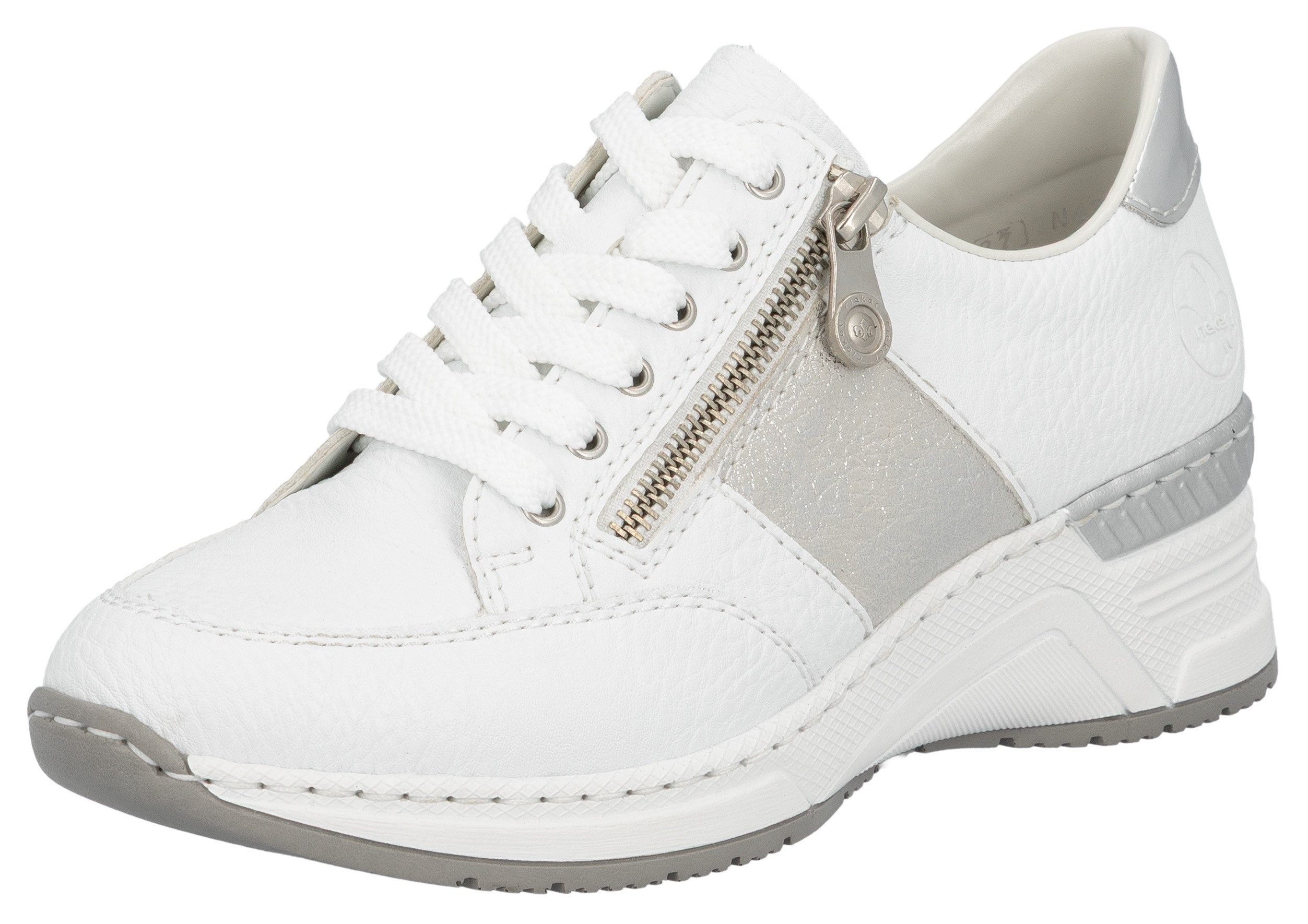 Rieker Keilsneaker, Schnürschuh, Halbschuh, Кросівки mit loser Einlage, schmale Form