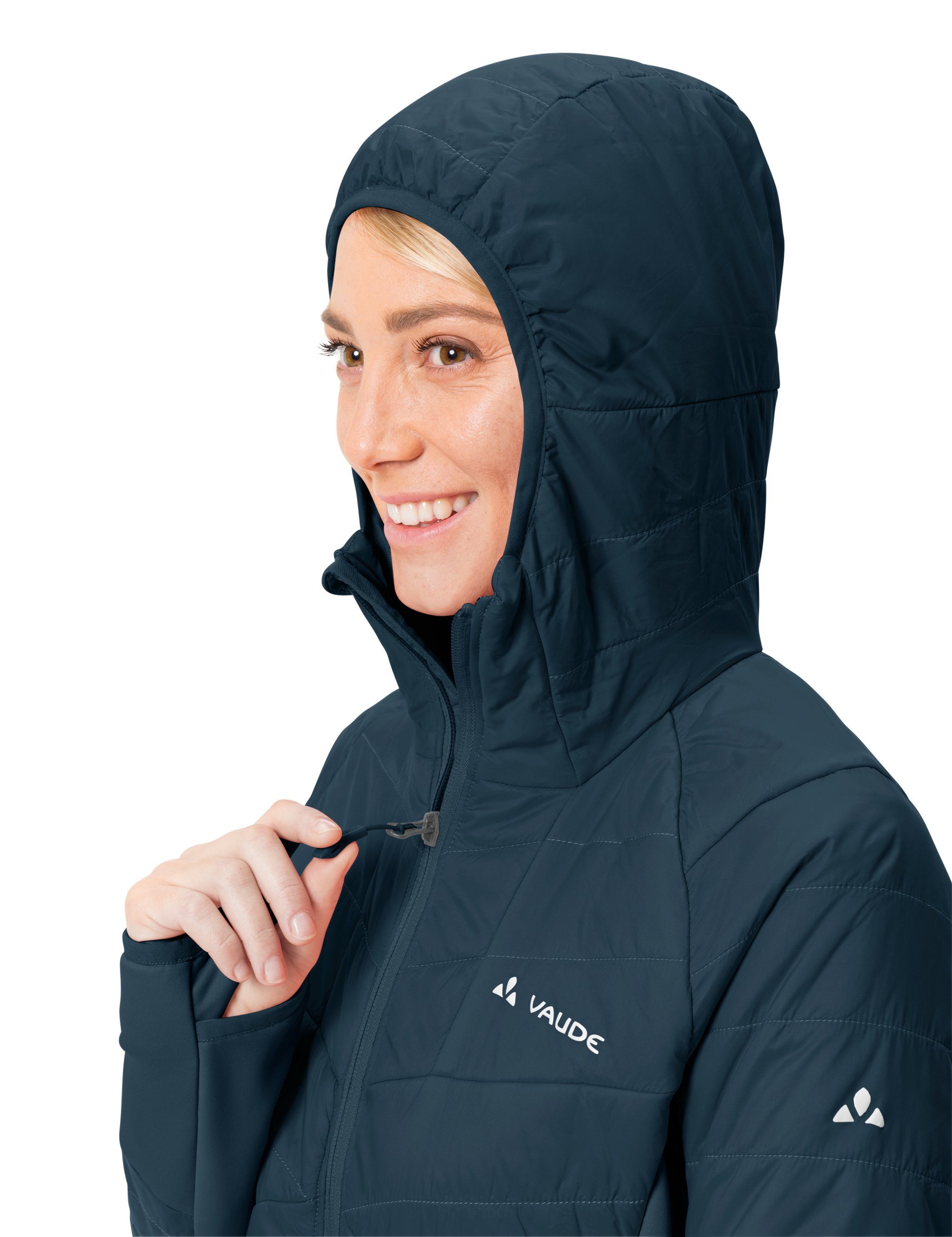 Women's Klimaneutral VAUDE Sesvenna (1-St) sea dark IV kompensiert Outdoorjacke Jacket