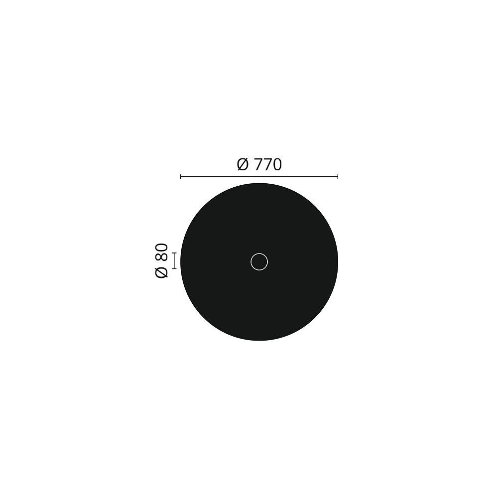 NOËL & Deckenelement, weiß Medallion, 77cm), Design Klassisches Zierelement, Deckenrosette, (Rosette, by MARQUET Stuckrosette, R-24 Decken-Rosette 1 Durchmesser St., nmc Zeitloses