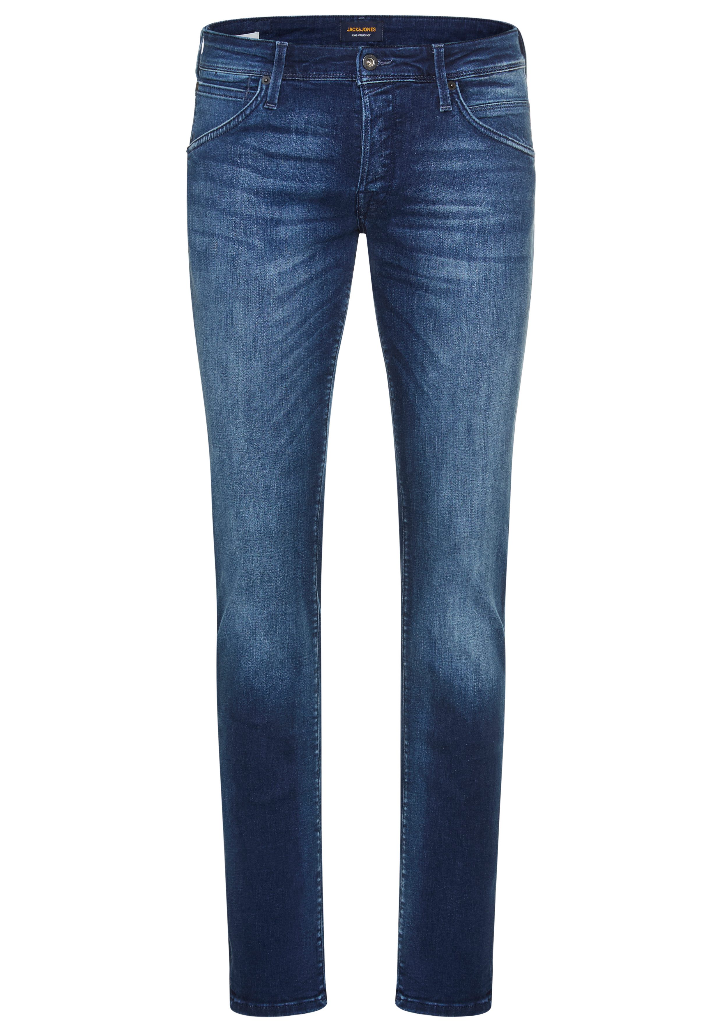 Jack & Jones Slim-fit-Jeans JJIGLENN – Slim-Fit-Jeans mit niedriger Leibhöhe Used, modisch, slim fit, Denim/Jeans – Bild 5 von 5
