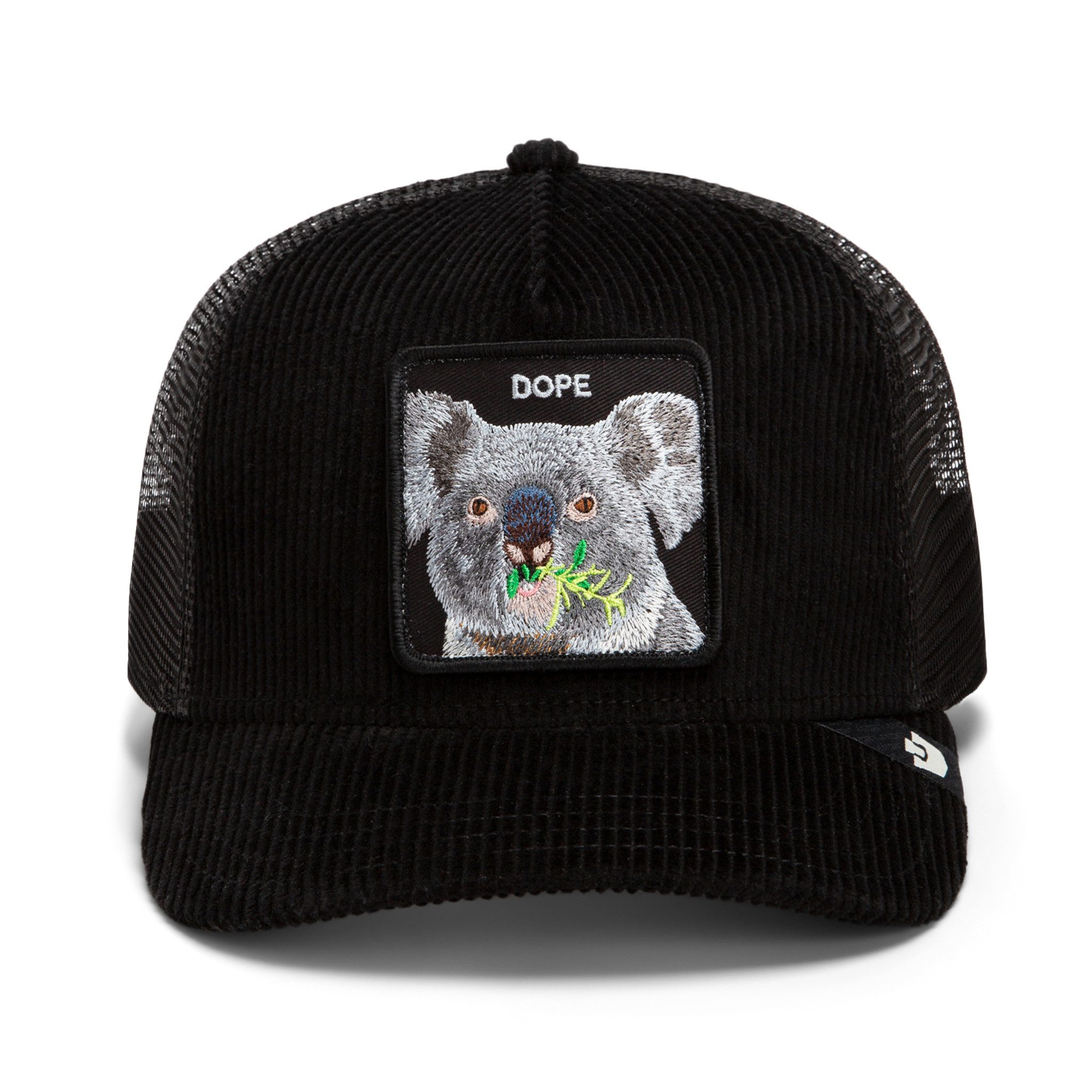 GOORIN Bros. Trucker Cap Goorin Bros. OG Trucker Cap Core Mesh Corduroy Dope Void (Basecap, Basecap, Meshcap, Trucker Kappe)