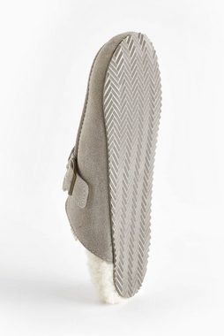 Next Velourslederpantolette mit geformtem Fußbett Hausschuh (1-tlg)