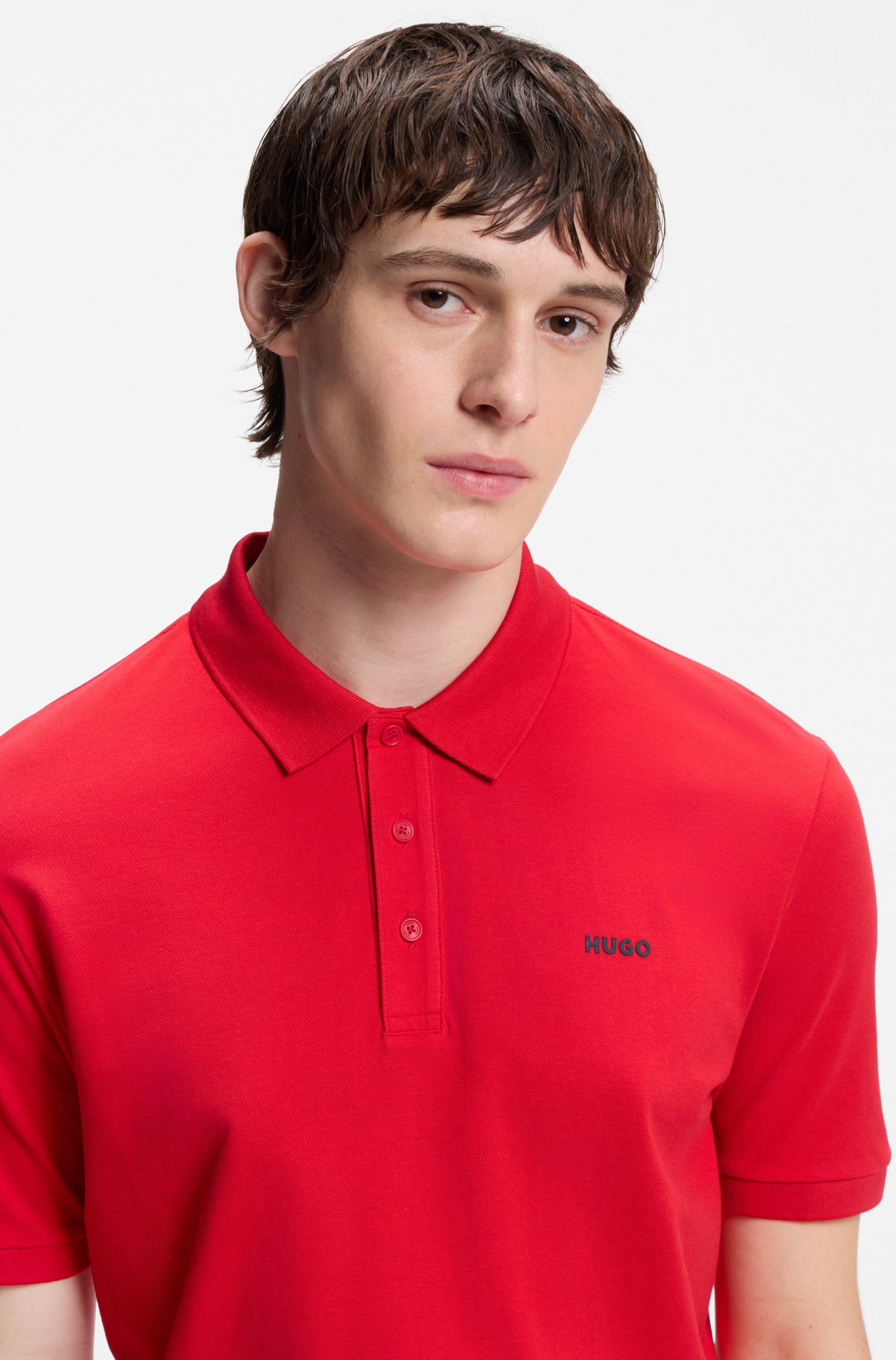 HUGO Poloshirt Donos Regular Fit, Baumwoll-Piqué