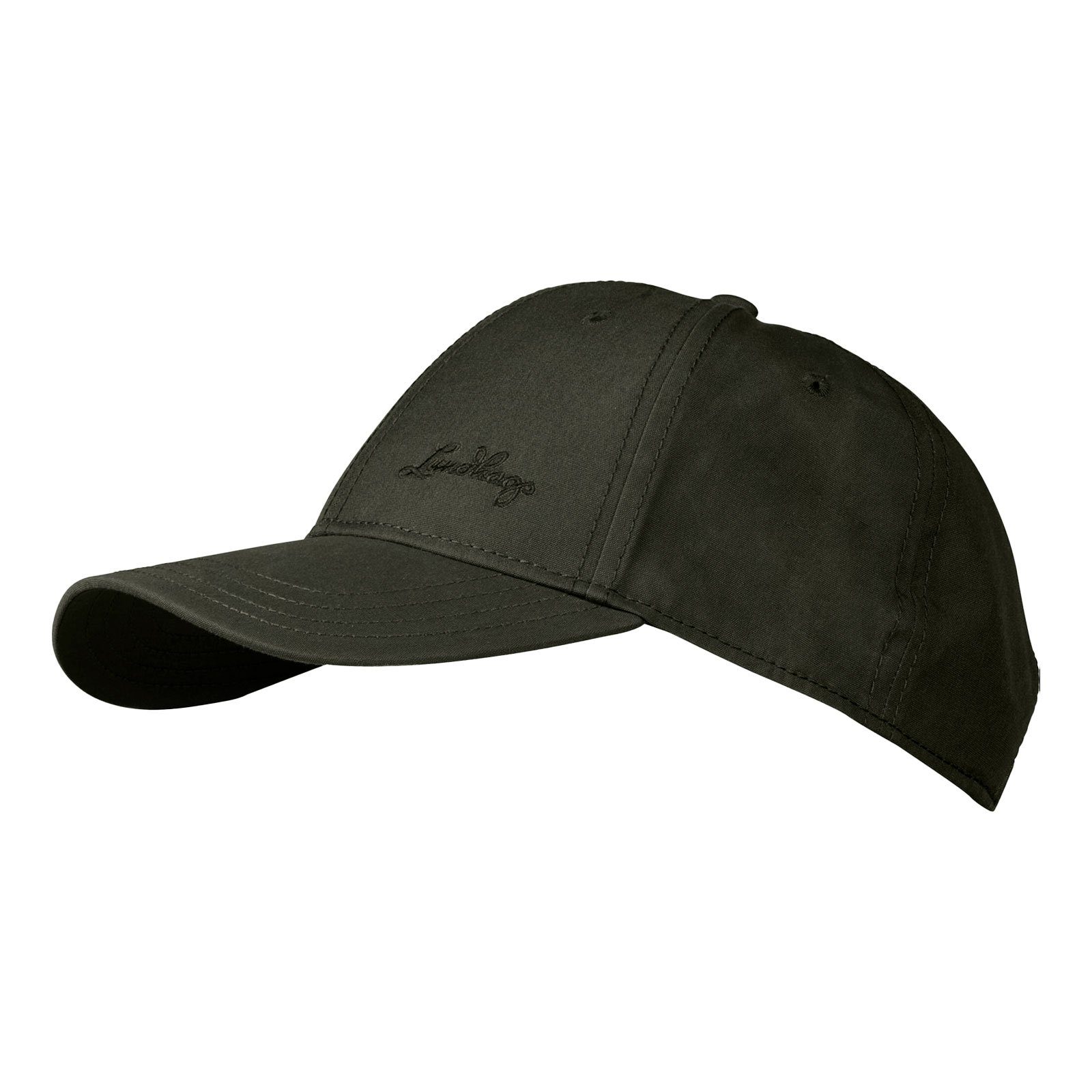 Lundhags Baseball Cap Base gesticktem Marken-Schriftzug II olive Cap mit