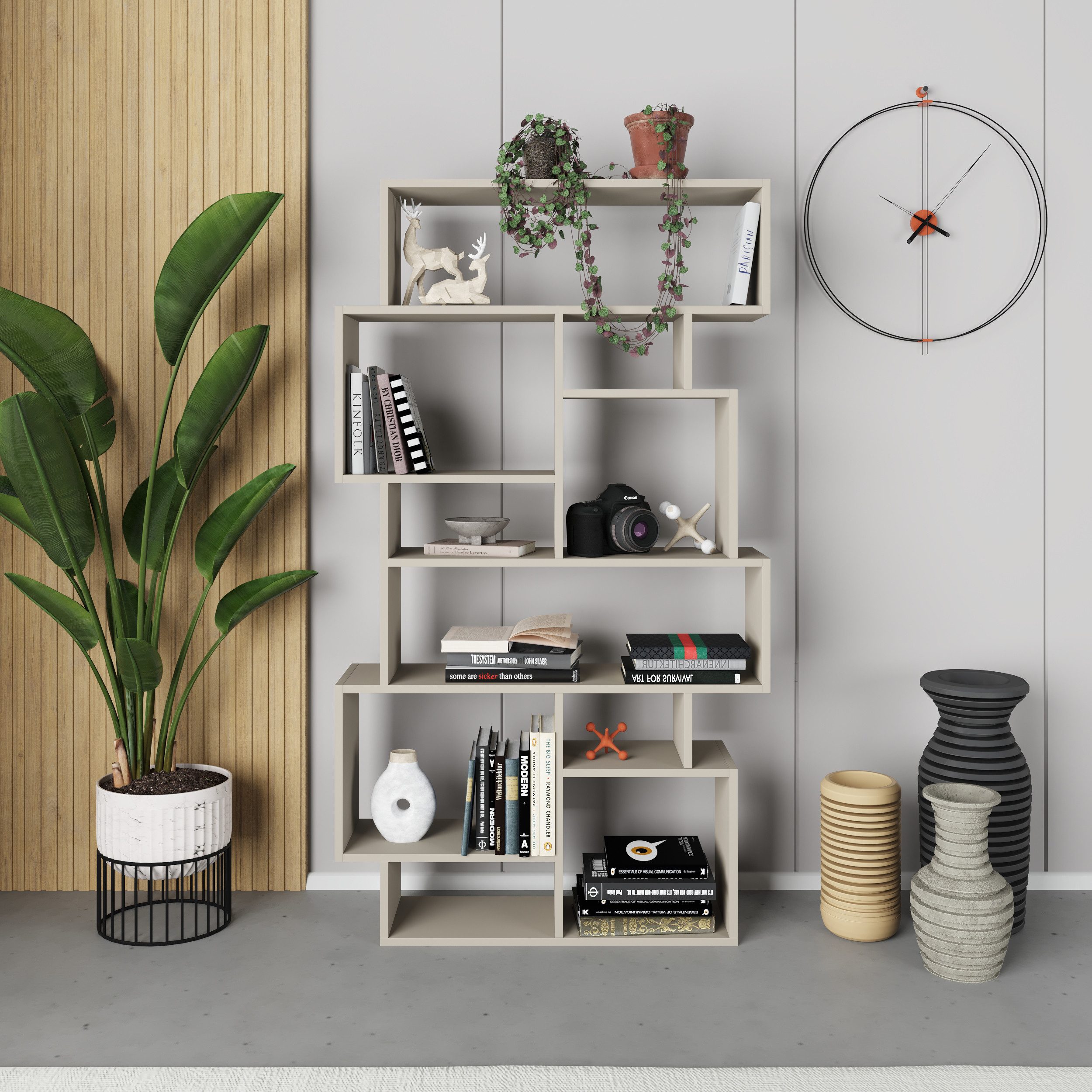 Decortie Bücherregal Karmato, Modernes Bücherregal Display Unit, 96 x 25,5 günstig online kaufen