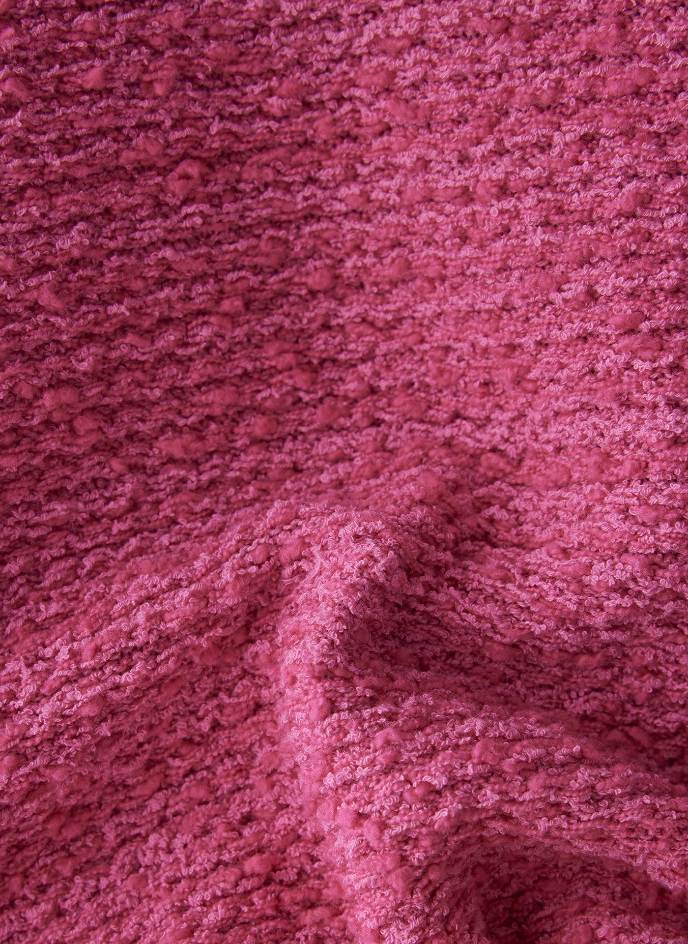 LeComte Strickjacke LeComte Bouclé-Jacke in strahlendem günstig online kaufen