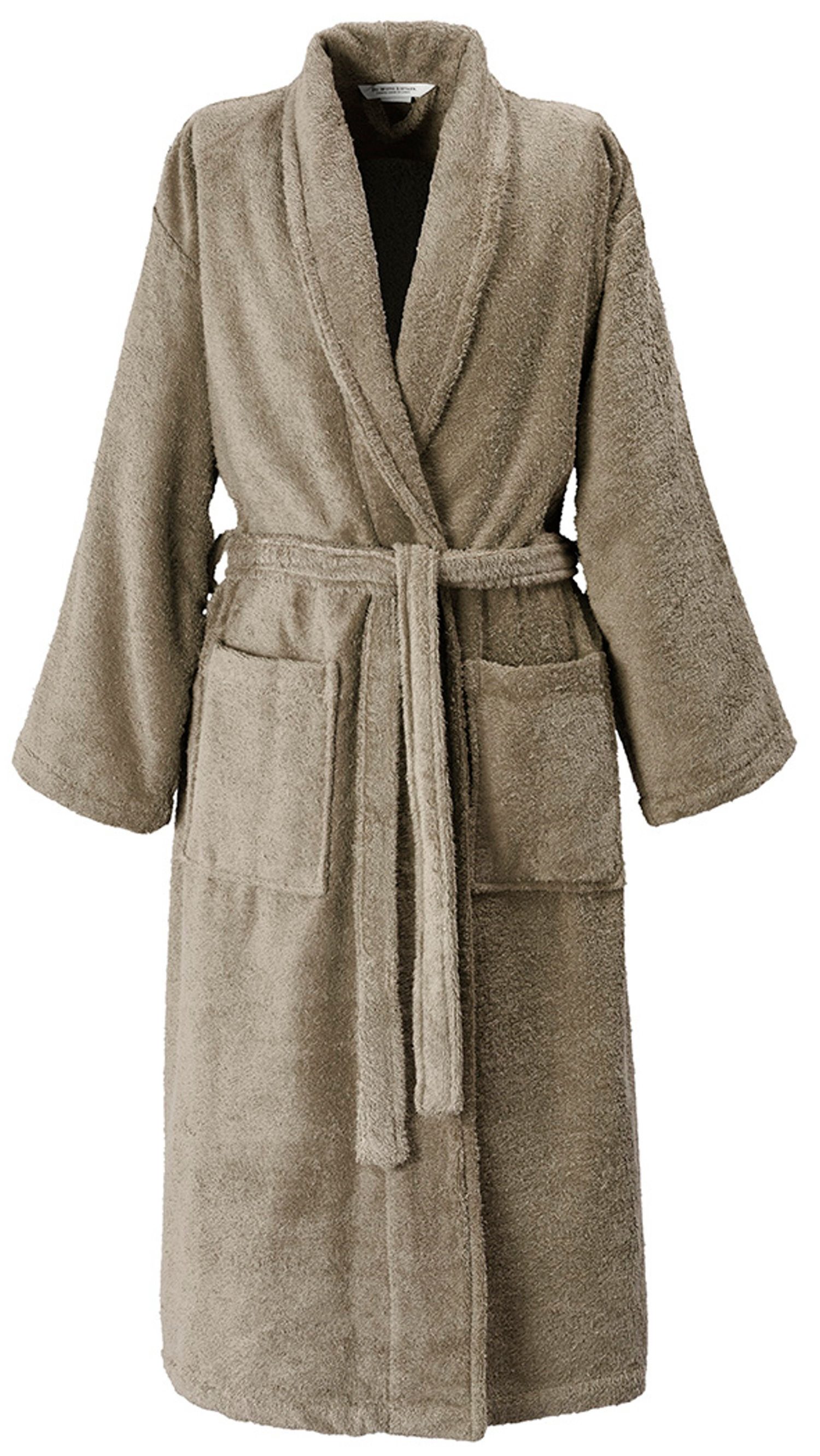 De Witte Lietaer Unisex-Bademantel Unisex Bademantel, Baumwolle, Schalkrage günstig online kaufen