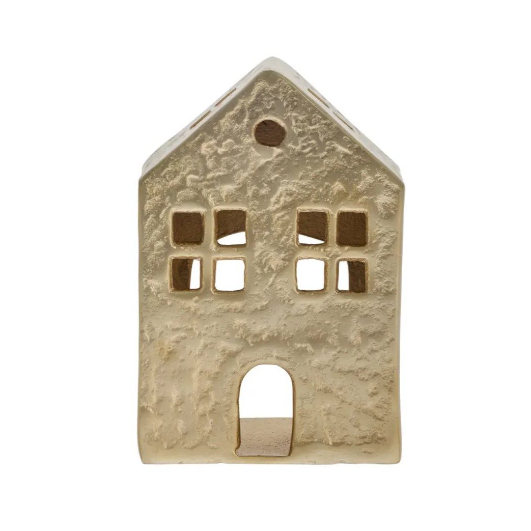 Lene Bjerre Weihnachtsfigur Dekohaus MARLINNE M gold, 13x7,5x18,5cm
