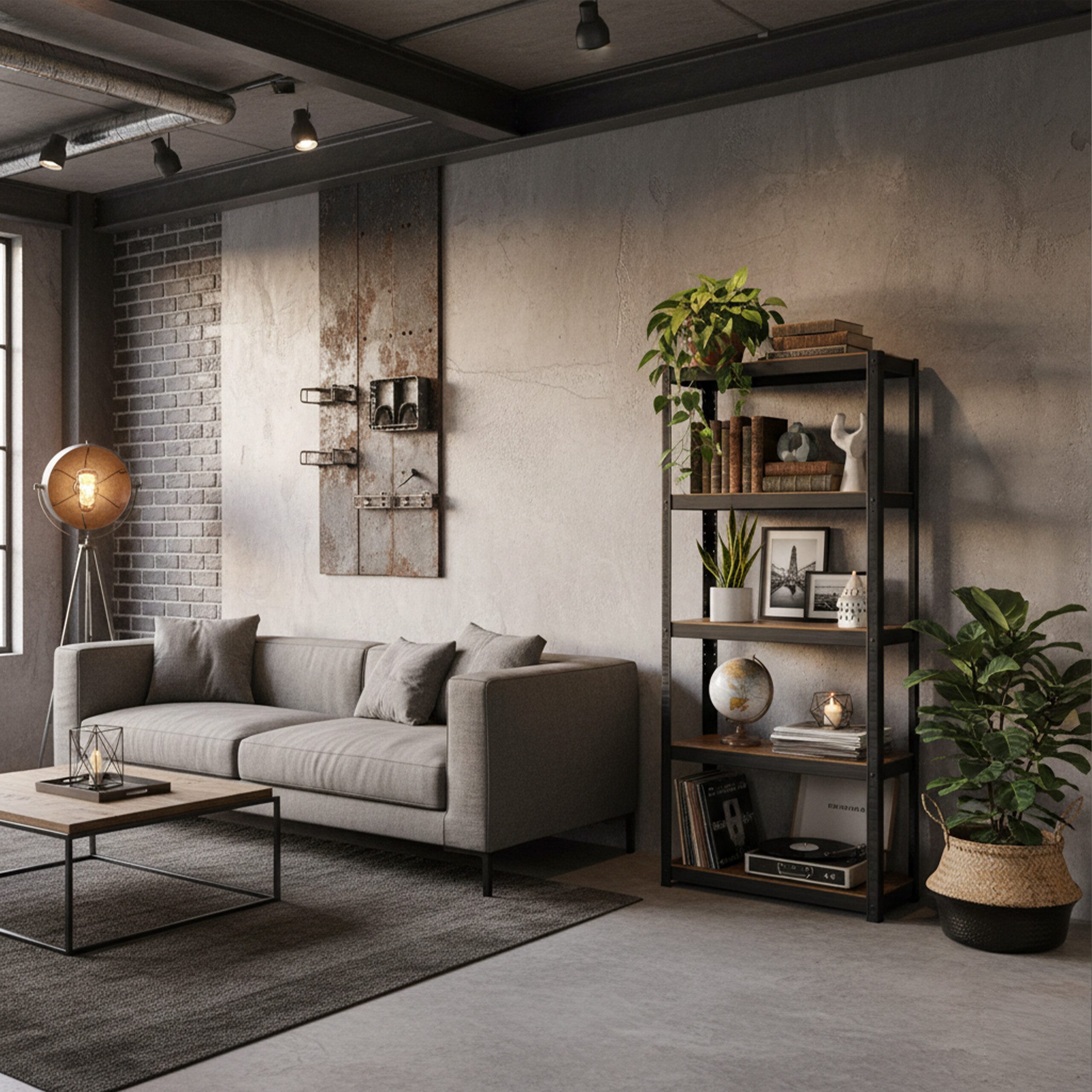 relaxdays Schwerlastregal Industrial 500 kg, 1-tlg., 30 x 75 x 150 cm – Bild 3 von 5