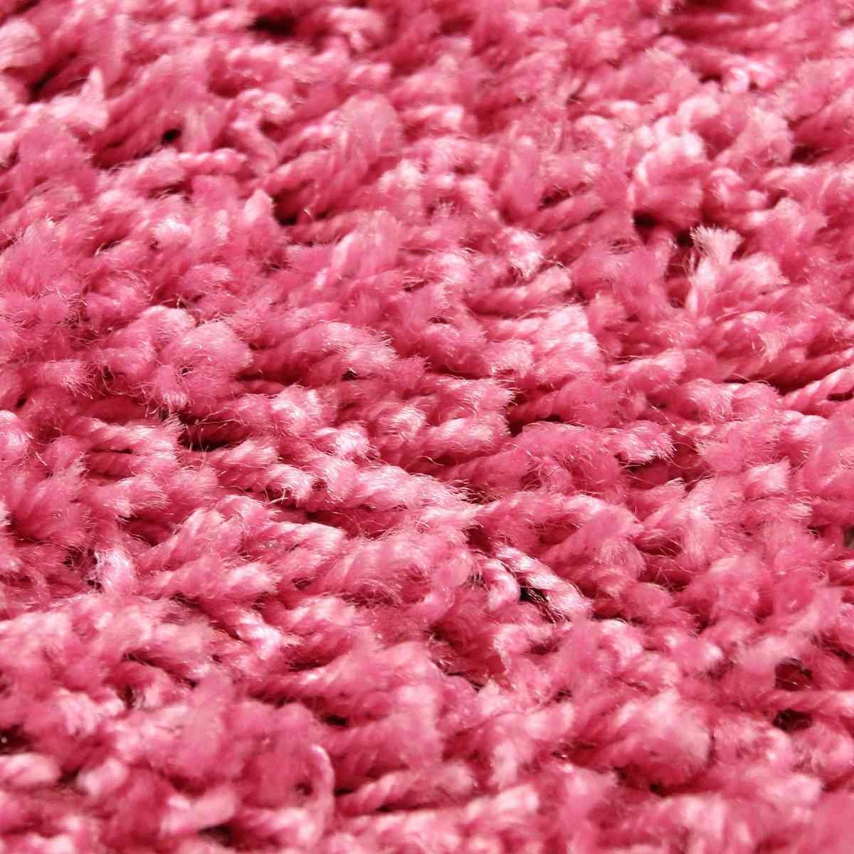 Hochflor Langflor-Teppich TaraCarpet, Shaggy, 090x300 Höhe: rechteckig, Tara Wohnzimmer 30 mm, pink Langflor Kinder Schlafzimmer