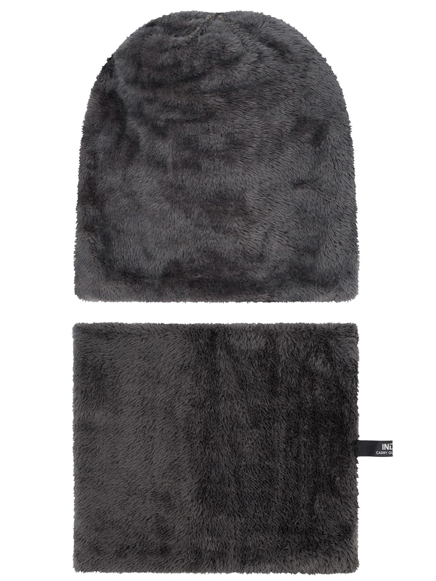 Indicode Strickmütze Herren Siracusa Strickmütze Herrenmütze Set (2-St) Set aus Mütze & Schal
